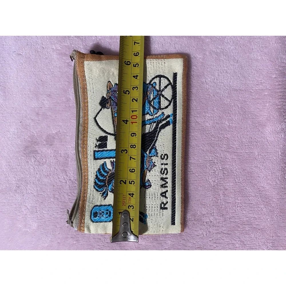Egypt Pharaoh Ramsis Cosmetic,Coin,Money,Jewelry Zipper Bag 6